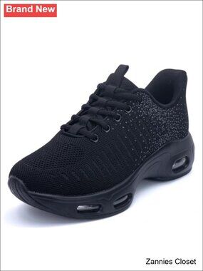 ✨ Womens Slip On Tennis Sneakers Walking Running Shoes Knitted Mesh